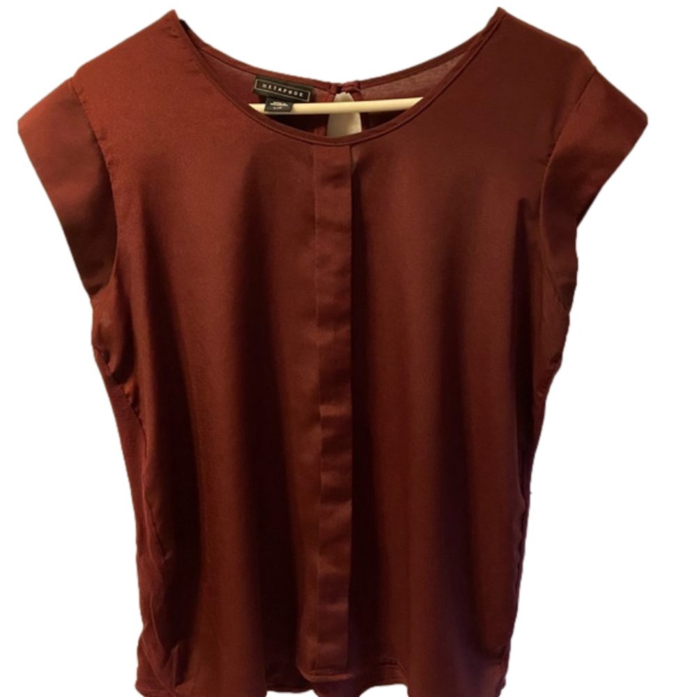 Metaphor Burgundy blouse. Large